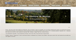 Desktop Screenshot of meymac.fr