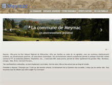 Tablet Screenshot of meymac.fr